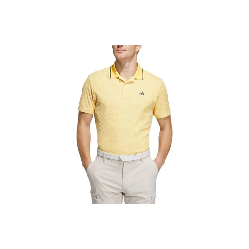 Adidas Polo Shirts Men Yellow-1