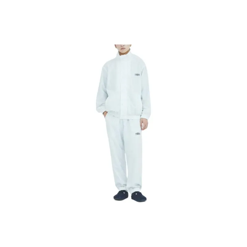 Umbro x JOURNAL STANDARD FW24 UMBRO EX WARM UP PISTE Jackets Coats Unisex White-2