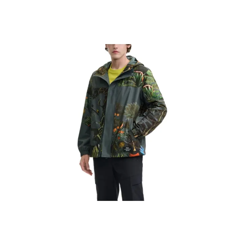 FILA x LUSUO Jackets Coats Men Green-2