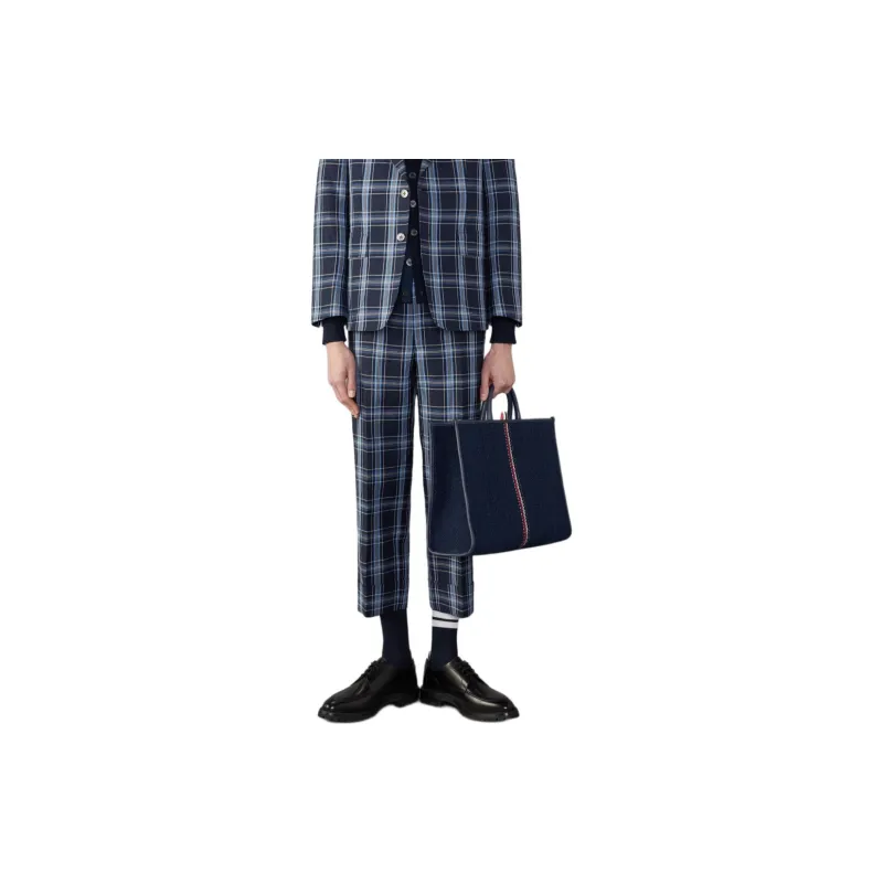 THOM BROWNE Low rise Drop crotch Tailored Trousers-2