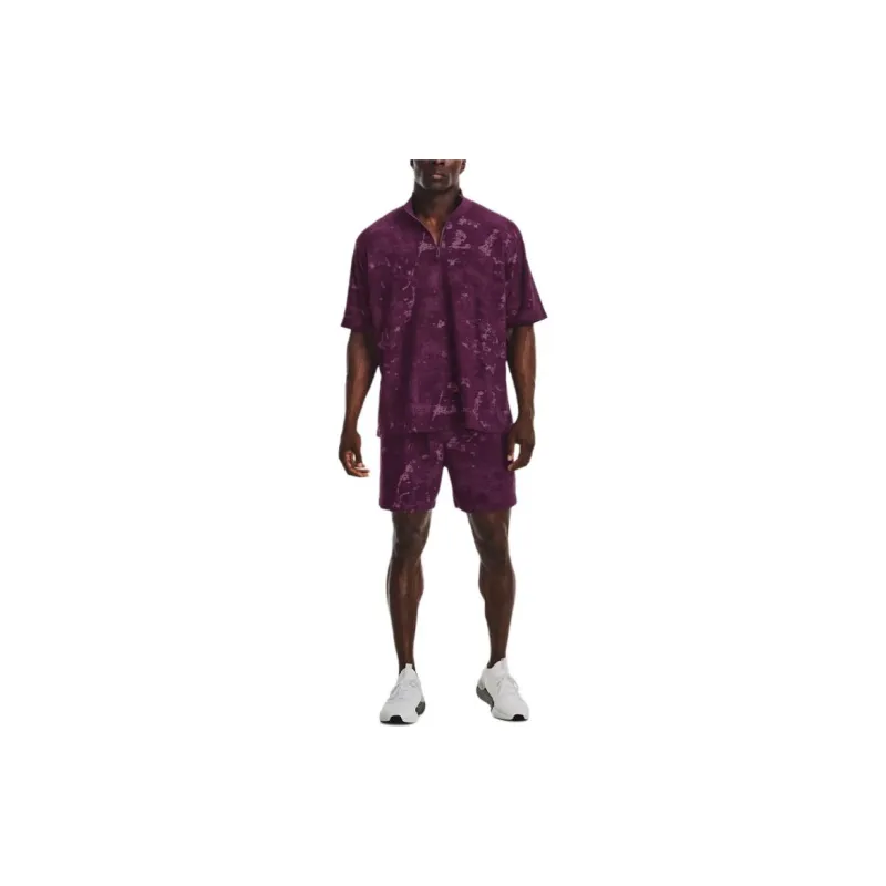 Under Armour Journey T Shirts Men Rock Purple-4