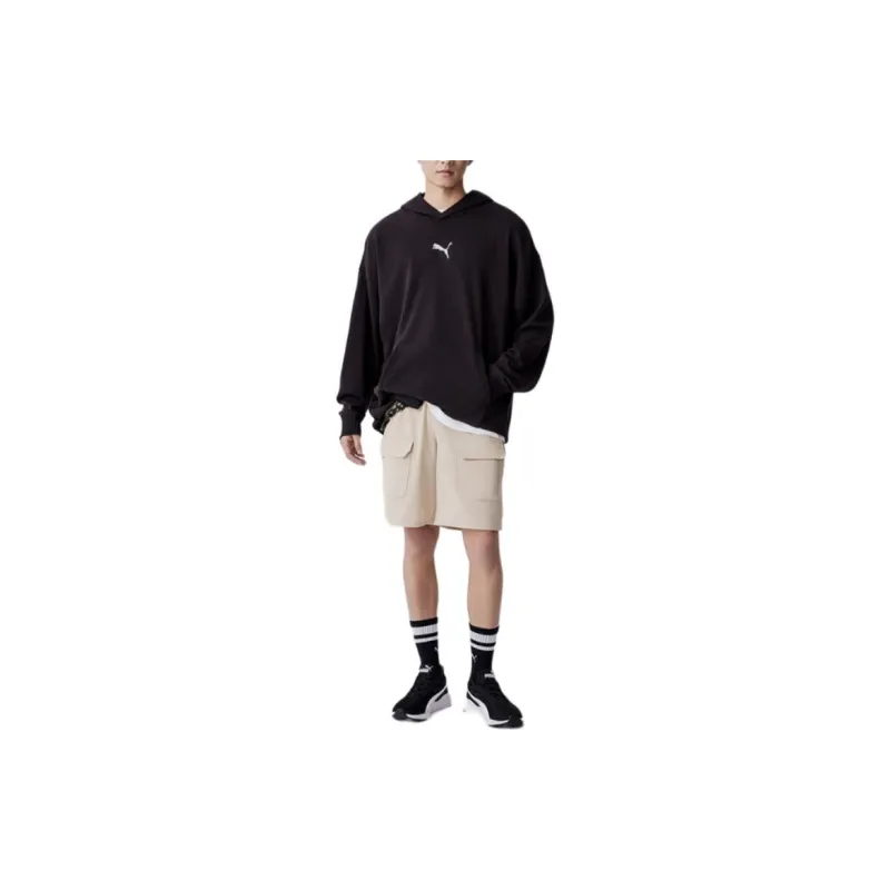 PUMA HOODIE FT Sweatshirt Men's Black-2