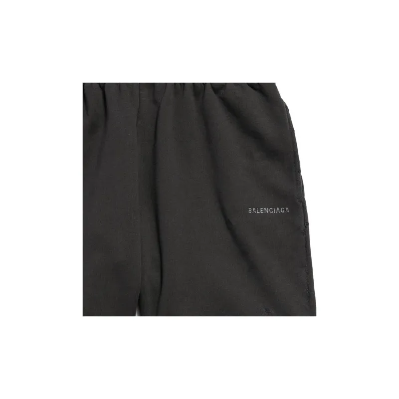 Balenciaga Logo Detailed Track Shorts-6