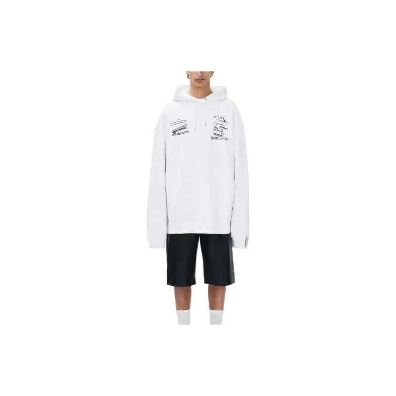 H&M x ROKH Sweatshirt Men's White/Stapler-2