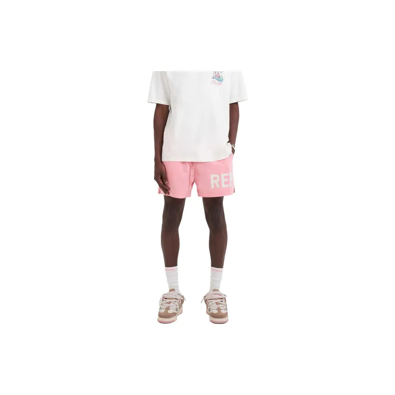 REPRESENT Logo-Printed Elastic Waist Swim Shorts-2