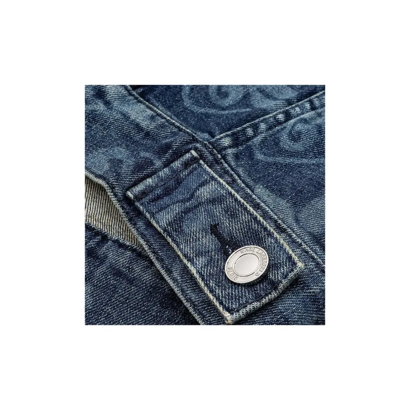 KARL LAGERFELD / Karl Lagerfeld Jeans Denim Jackets Men Dark Blue-3
