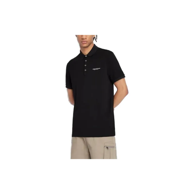 ARMANI EXCHANGE Logo print Polo Shirt-1