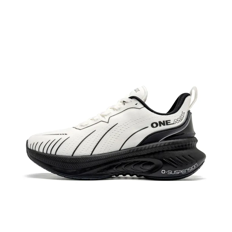 ONEMIX Shock Absorber Low Top Running Shoes Unisex Panda White-0