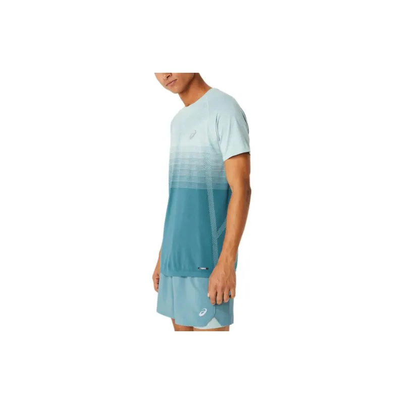 Asics T-Shirts Men Blue-3