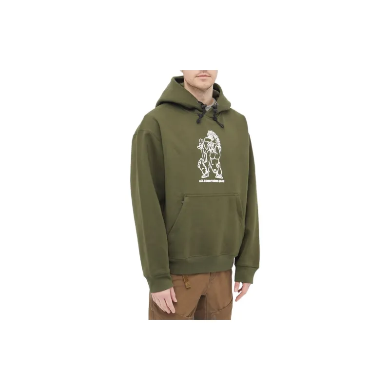 Nike Sweatshirts Men Olive Green-2