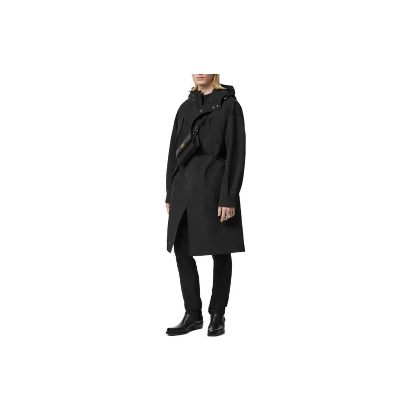 VERSACE La Coupe Des Dieux Hooded Trench Coat-3