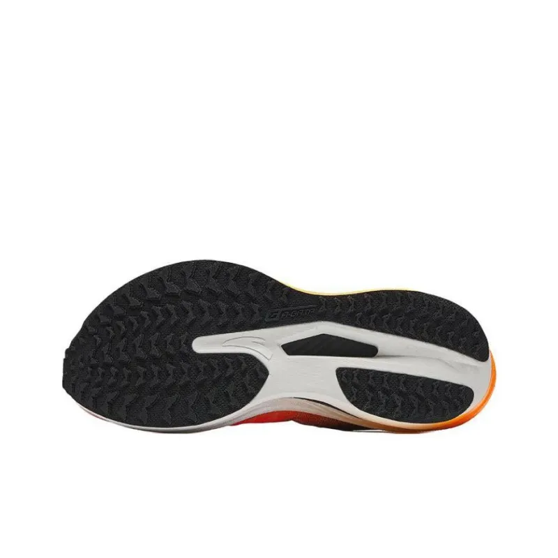 Anta Rocket 6.0 Pro Cushioning Wear-Resistant Rebound Low-Top Running Shoes Men's Orange Red-4