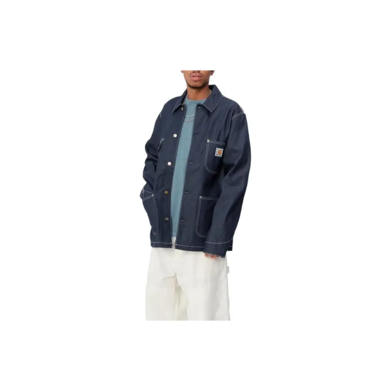 Carhartt WIP OG Chore Coat Spring Jackets Coats Men's Blue-2