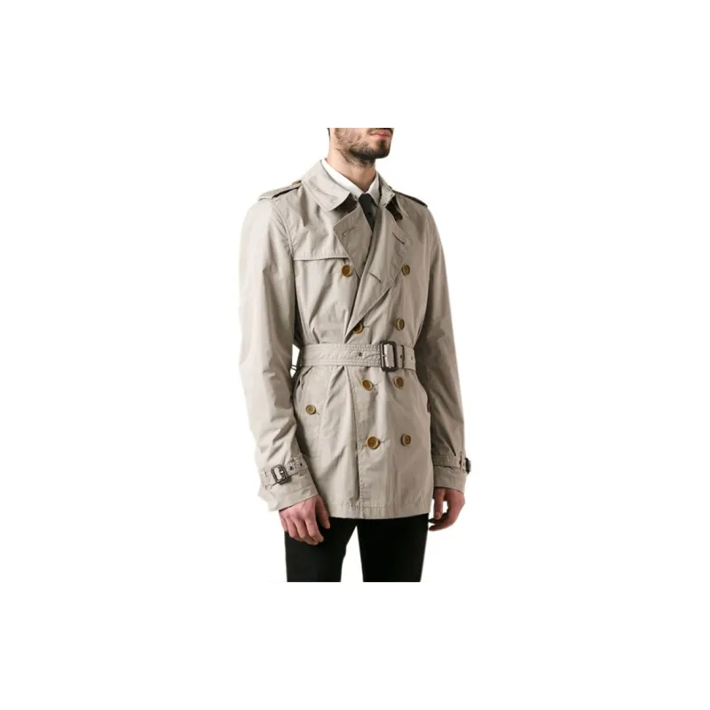 Burberry Trench Coat Men's Khaki-3