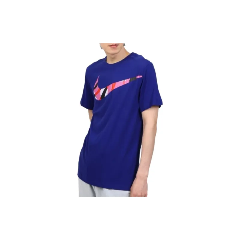 Nike T Shirt Men's Dark Royal Blue-4