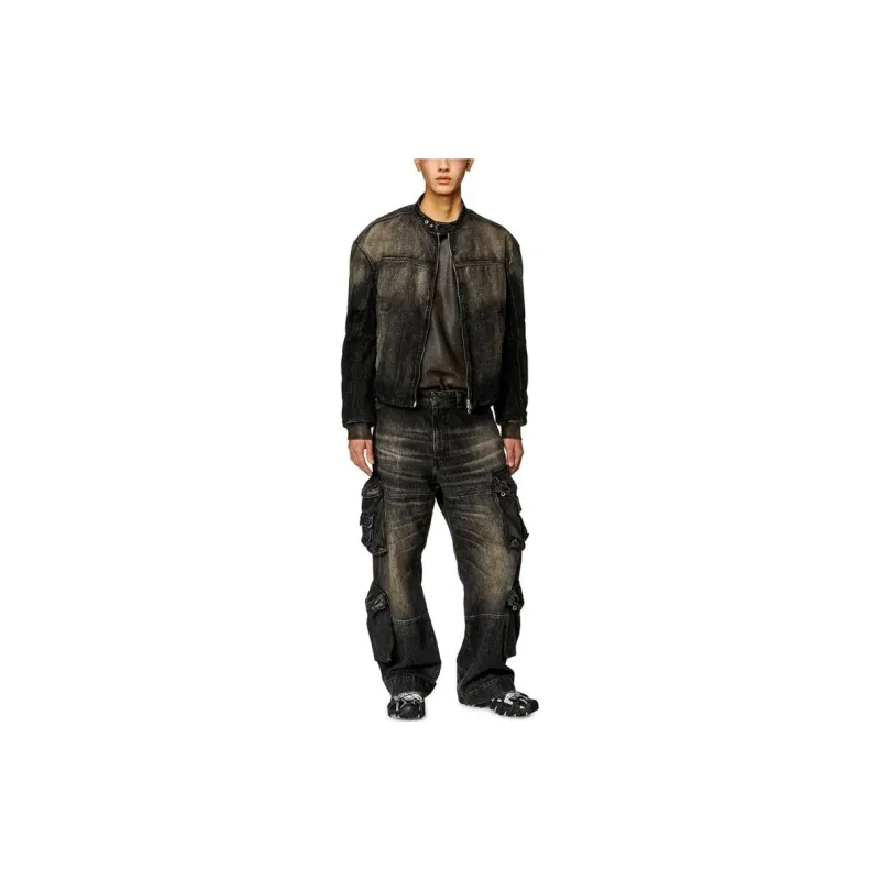 DIESEL Denim Cargo Jeans-2