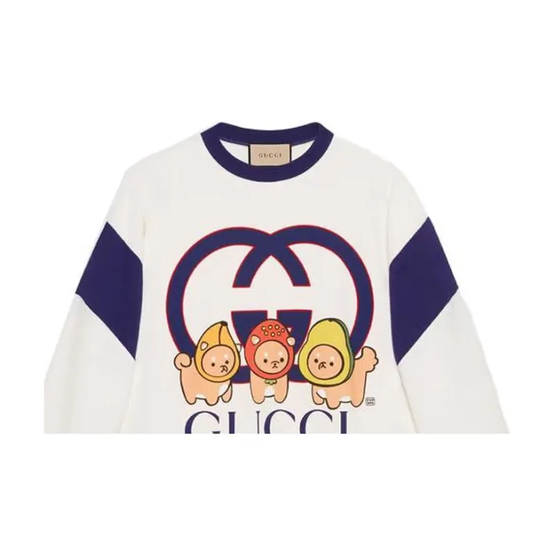 GUCCI SS23 Sweatshirt Men's White-6