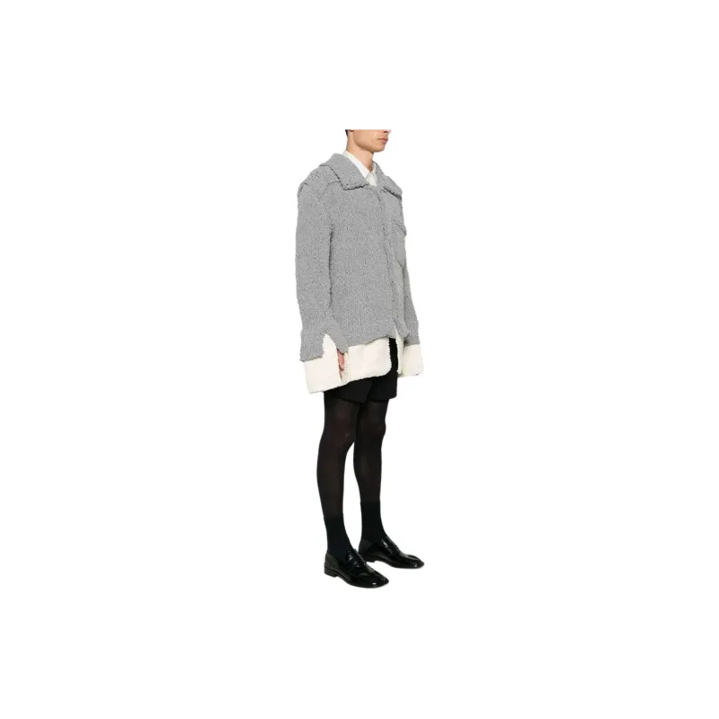 JW Anderson Layered Drop Shoulder Cardigan-3