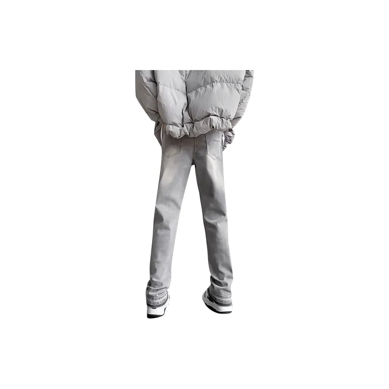 TESTUNG Jeans Men's Light Gray Shades-9