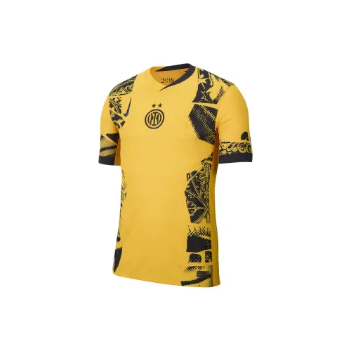 Nike Inter Milan Soccer Jerseys Men University Gold