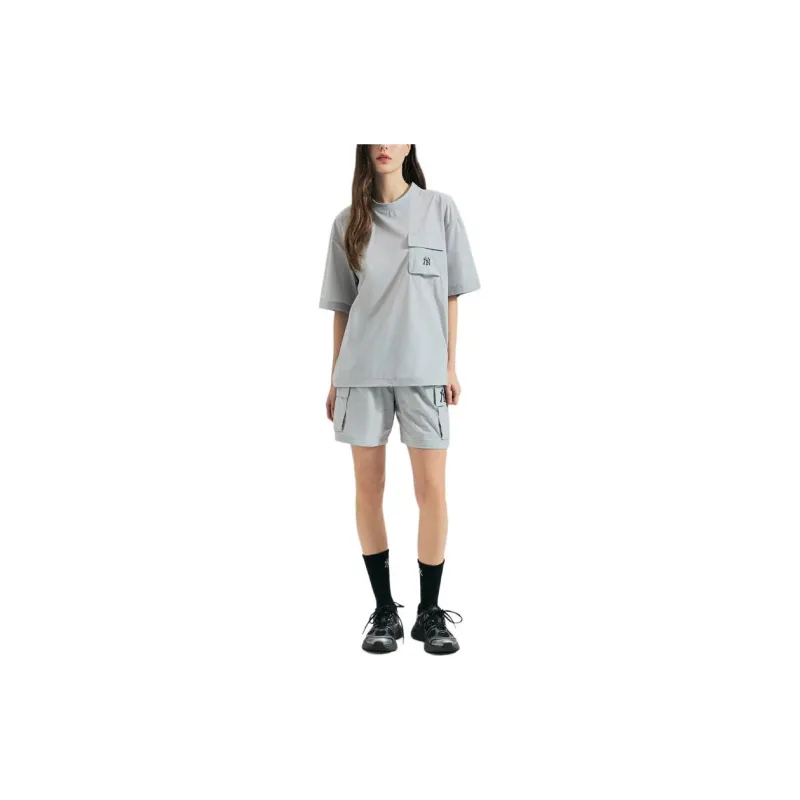 MLB New York Yankees Casual Shorts Unisex Light Gray-4