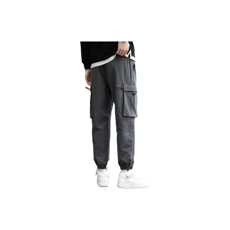 Tonlion Cargo Pants Men's Dark Gray-2