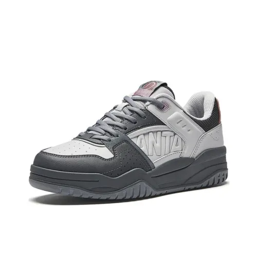 ANTA Slam Skateboard Shoes Women's Low-Top Chip Grey/Castle Grey/Cool Grey