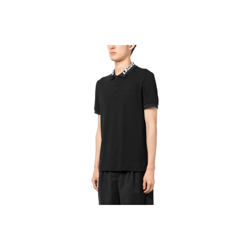 LACOSTE Logo Piqué Polo Shirt-1