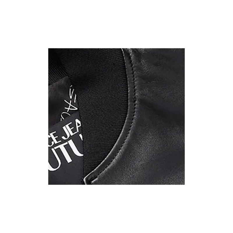 VERSACE JEANS COUTURE FW23 Leather Jacket Men's Black-5