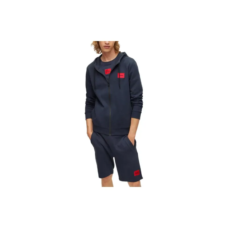 HUGO BOSS Chest Logo patch Hoodie-2