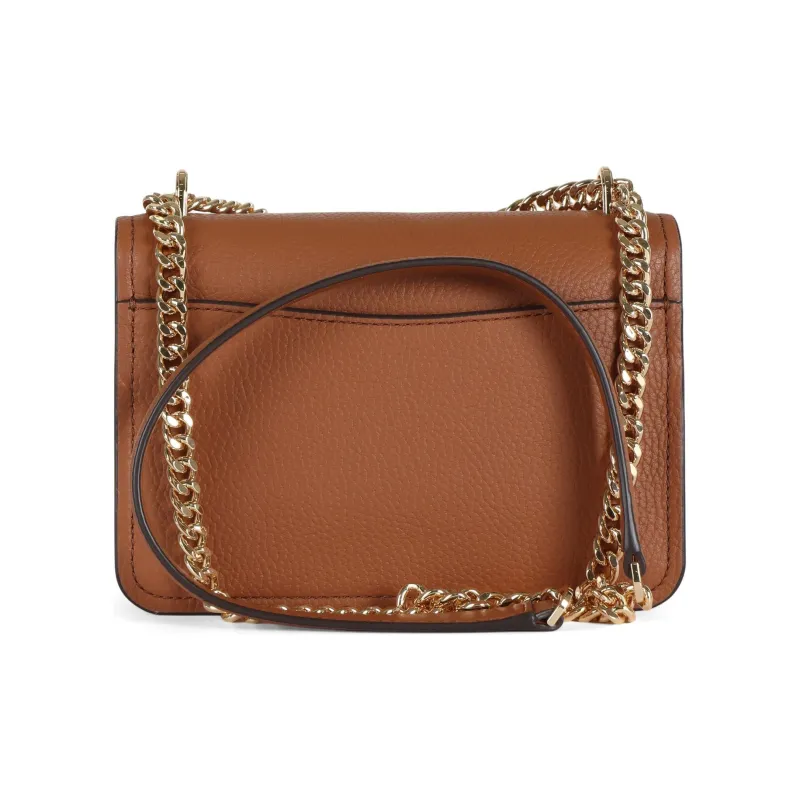 MICHAEL KORS Grain Leather Crossbody Bag, Shoulder Bag Women's Cowhide Brown-3