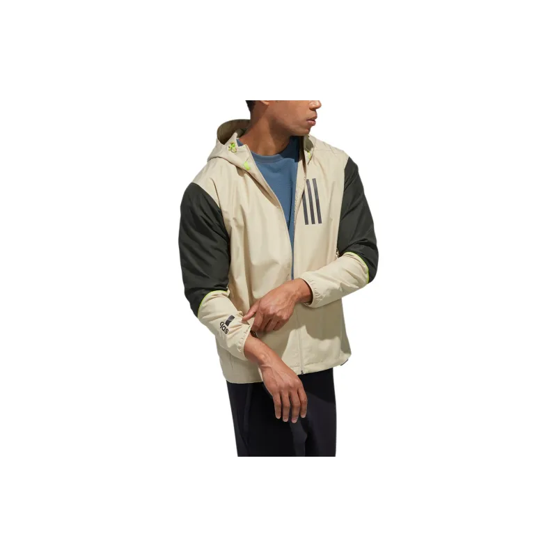 Adidas W.N.D. Jacket Men's Dark Khaki-4