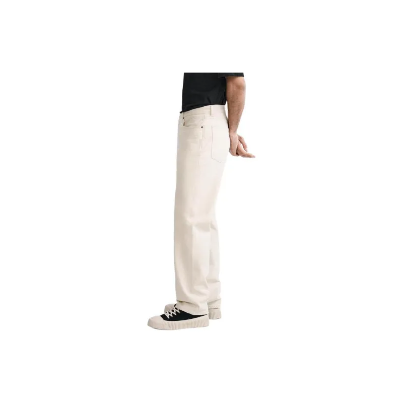 ZARA Jeans Men White-4