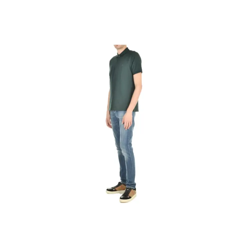 Burberry Polo Shirt Men's Green-3