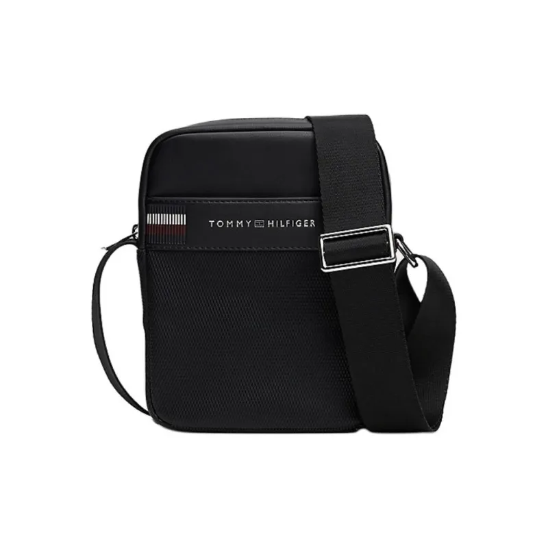 Tommy Hilfiger PU Shoulder Bag Regular Men's Black-0