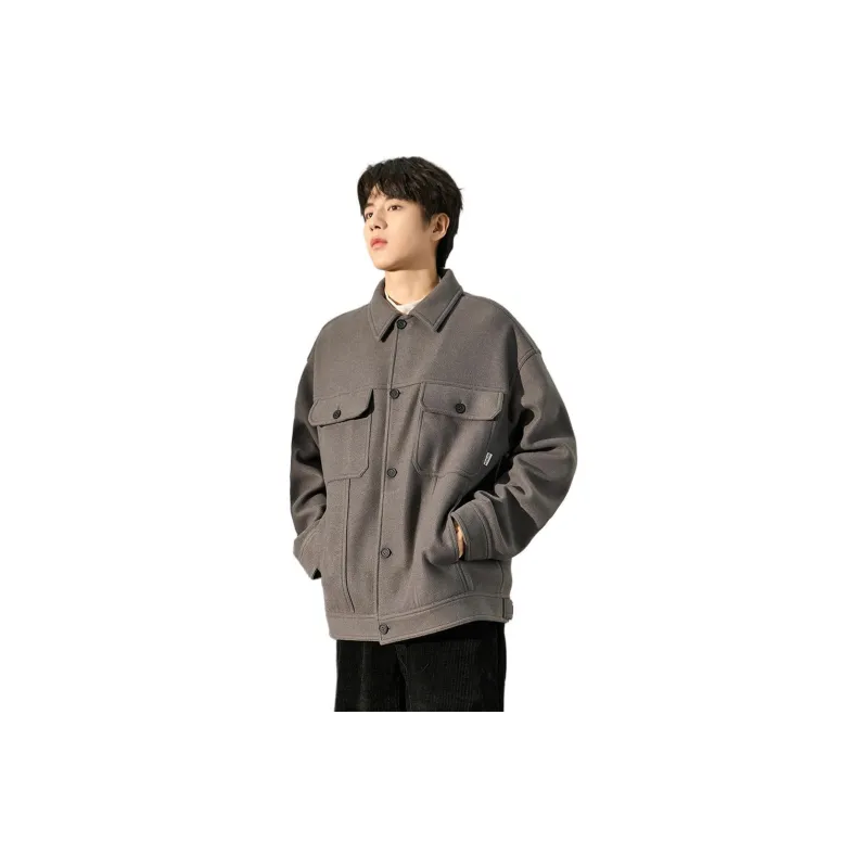 Tonlion Jackets Men Dark Gray-1
