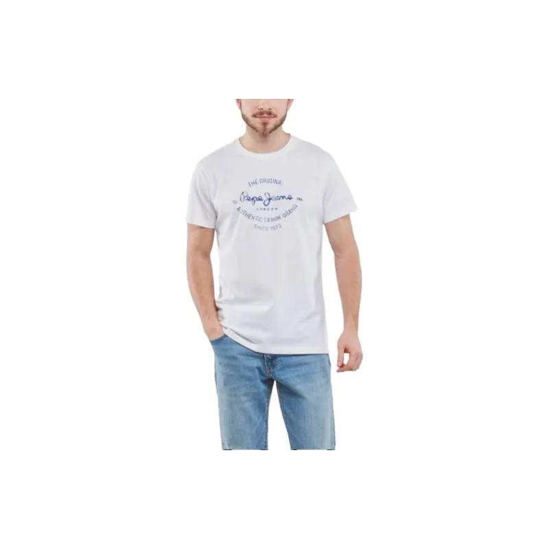 Pepe Jeans T Shirts Men White-3