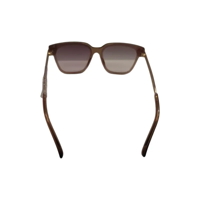 BONNIECLYDE Square Sunglasses Unisex Brown-2