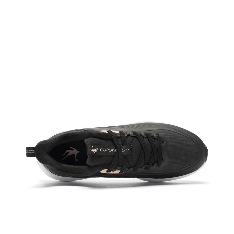 QIAODAN Rainwing 4.0 Running Shoes Women's Low Top Black/Lightning Gray-3