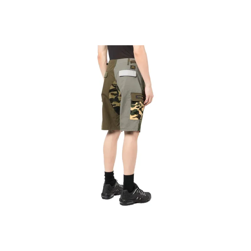 A BATHING APE Casual Shorts Men Green-2