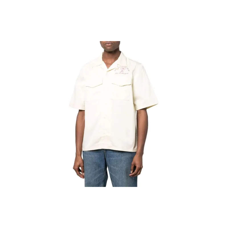DIESEL Shirts Men Yellow-2