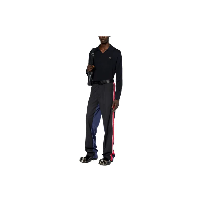 DIESEL Glare Wool Polo Shirt-1