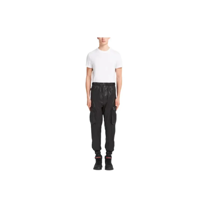 PRADA Cargo Pants Men Black-2
