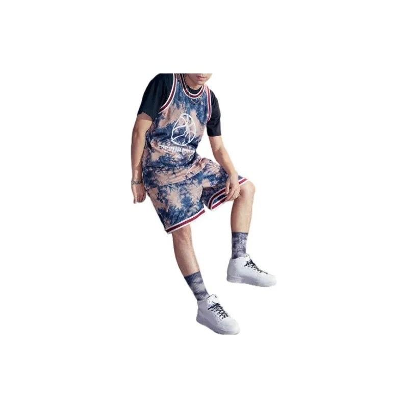 New Era Basketball Shorts Unisex Brown-2