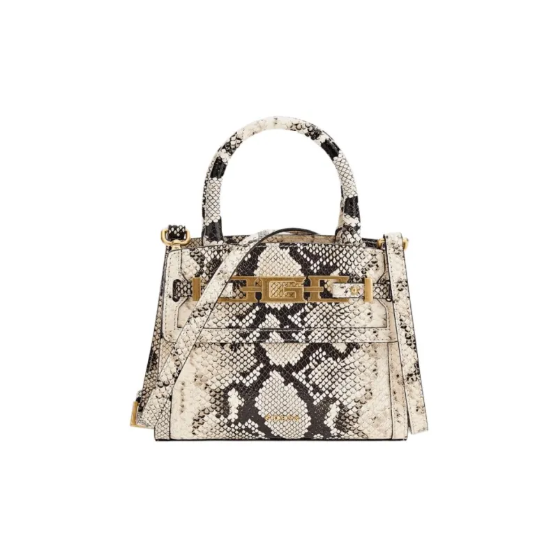 GUESS Leather Shoulder Bag Crossbody Bag Handbag Small Size Women's White-0