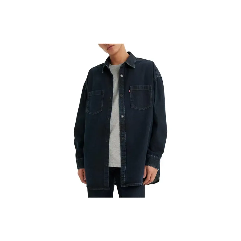 Levis Shirts Men Blue-2