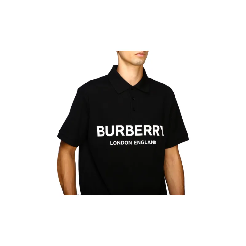 Burberry Polo Shirt Men's Black-4
