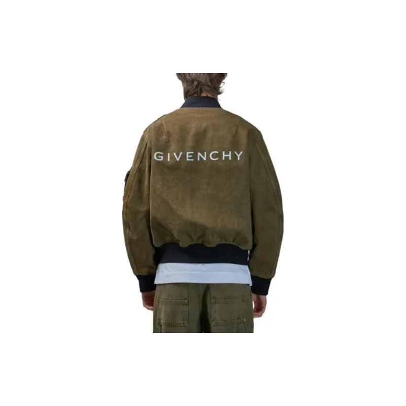 Givenchy Reversible Denim Bomber Jacket-4