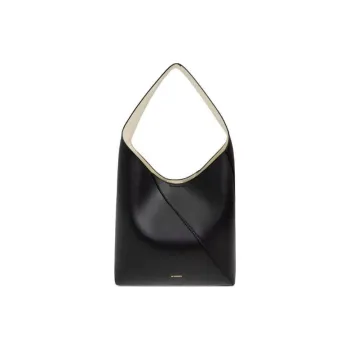 JIL SANDER Logo Printed Hobo Bag