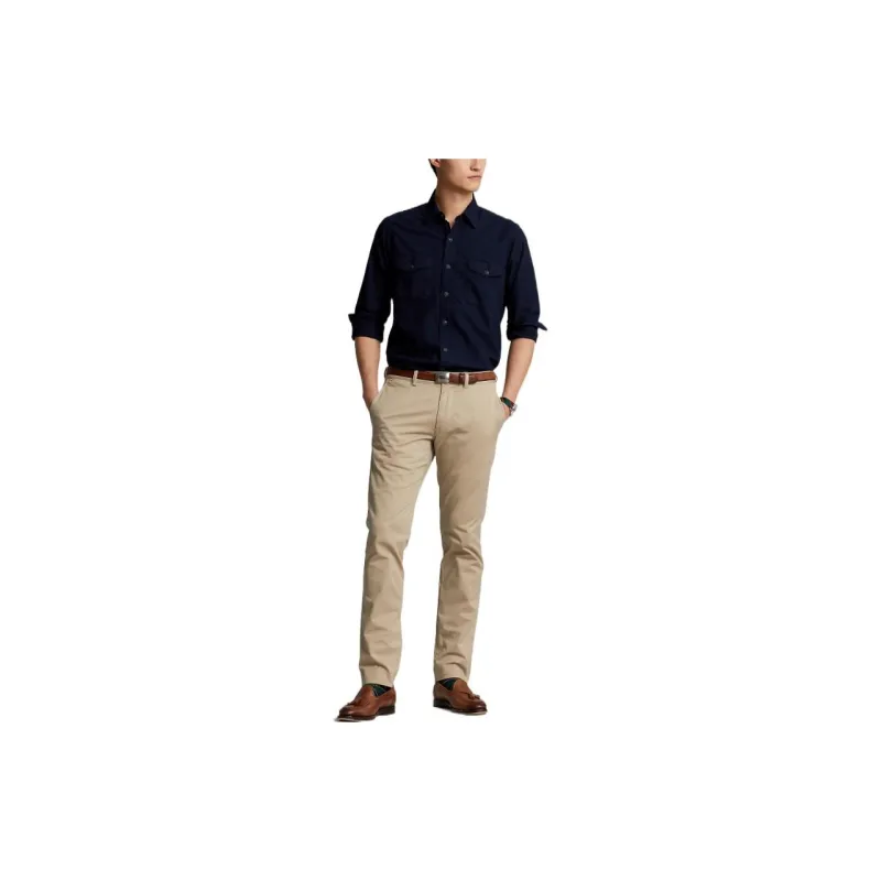 Polo Ralph Lauren Shirts Men Navy Blue-1